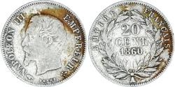 World Coins - Coin, France, Napoleon III, Napoléon III, 20 Centimes, 1860, Paris,