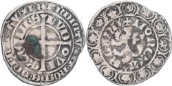 World Coins - Coin, France, Flanders, Louis II de Mâle, Gros, 1346-1384, , Silver