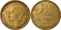 World Coins - Coin, France, Guiraud, 10 Francs, 1954, Beaumont - Le Roger,