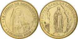 World Coins - France, Tourist token, Lourdes, Le chemin de Bernadette, 2009, Nordic gold