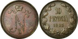 World Coins - Coin, Finland, Nicholas II, 10 Pennia, 1905, , Copper, KM:14