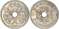 World Coins - Coin, Denmark, Margrethe II, 2 Kroner, 1999, Copenhagen,