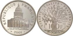 World Coins - France, 100 Francs, 2001, Proof / BE, Silver, , Gadoury:898 a