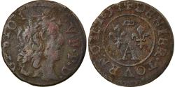 World Coins - Coin, France, DOMBES, Gaston d'Orléans, Denier Tournois, 1652, Trévoux