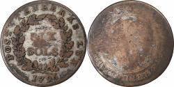 World Coins - SWISS CANTONS, GENEVA, 6 Sols, 1726, Bern, Billon,