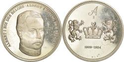 World Coins - Belgium, Token, Albert Ier, Roi des Belges, Politics, , Silver