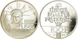 World Coins - Coin, France, Statue de la Liberté, 100 Francs, 1985, BE, , Silver