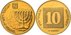 World Coins - Israel, 10 Agorot, 2001, Copper-nickel,