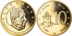 World Coins - Vatican, 10 Euro Cent, Type 2, 2005, unofficial private coin, , Brass