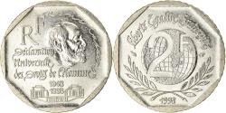 World Coins - Coin, France, René Cassin, 2 Francs, 1998, , Nickel, KM:1213