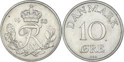 World Coins - Coin, Denmark, 10 Öre, 1958