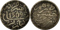 World Coins - Coin, Morocco, Moulay al-Hasan I, Dirham, 1891, Paris, , Silver, KM:5