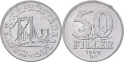 World Coins - Coin, Hungary, 50 Fillér, 1969