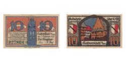 World Coins - Banknote, Germany, Halberstadt Stadt, 10 Pfennig, Batiment, 1920, 1920-11-02