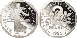 World Coins - Coin, France, Semeuse, 2 Francs, 1995, Paris, Proof, , Nickel