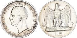World Coins - Coin, Italy, Vittorio Emanuele III, 5 Lire, 1929, Rome, , Silver