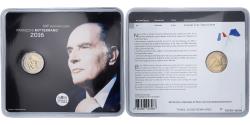 World Coins - France, 2 Euro, François Mitterrand, Coin Card, BU, 2016, MDP, Bi-Metallic
