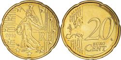 World Coins - France, 20 Euro Cent, 2010, Paris, BU, , Brass, Gadoury:5a, KM:1411