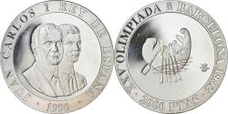 World Coins - Coin, Spain, Juan Carlos I, Barcelona Olympics, 2000 Pesetas, 1990, Madrid