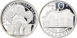 World Coins - San Marino, 10 Euro, Di Palladio, 2008, Rome, BE, , Silver, KM:514