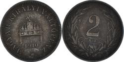 World Coins - Coin, Hungary, 2 Filler, 1910