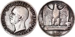 World Coins - Coin, Italy, Vittorio Emanuele III, 5 Lire, 1929, Rome, , Silver