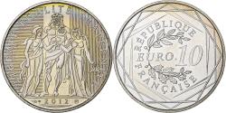 World Coins - France, 10 Euro, Hercule, 2012, Pessac, Silver,