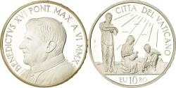 World Coins - Vatican, Pape Benoit XVI, 10 Euro, Journée mondiale de la Paix, 2010