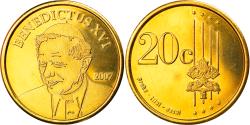 World Coins - Vatican, 20 Euro Cent, 2007, unofficial private coin, , Brass