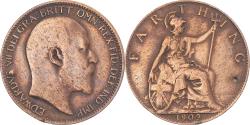 World Coins - Coin, Great Britain, Farthing, 1909