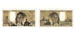 World Coins - France, 500 Francs, Pascal, 1973, H.36, AU(50-53), Fayette:71.10, KM:156b