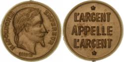 World Coins - France, Token, L'Argent appelle l'Argent, Plastic,