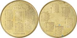 World Coins - France, Token, 20e anniversaire de SEDAO, 1998, MDP, Calendrier,