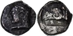 Ancient Coins - Troas, Diobol, ca. 480-450 BC, Kebren, Silver, , SNG-vonAulock:1546