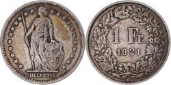 World Coins - Coin, Switzerland, Franc, 1921, Bern, , Silver, KM:24