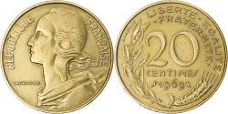 World Coins - Coin, France, Marianne, 20 Centimes, 1969, Paris, , Aluminum-Bronze