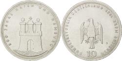 World Coins - Coin, GERMANY - FEDERAL REPUBLIC, 10 Mark, 1989, Hamburg, Germany,
