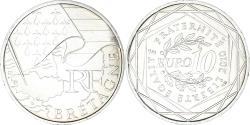 World Coins - France, 10 Euro, Bretagne, 2010, Paris, , Silver, KM:1648