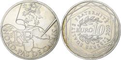 World Coins - France, 10 Euro, Nord-Pas-de-Calais, 2010, Paris, Silver, , Gadoury:EU399,