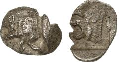 Madeni Para, Mysia, Kyzikos, Hemiobol, MÖ 525-475, Kyzikos,, Gümüş
