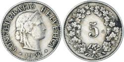 World Coins - Coin, Switzerland, 5 Rappen, 1922