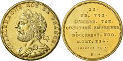 World Coins - France, Medal, Les Rois de France, Charlemagne, History, Piéfort,