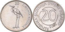 World Coins - Coin, Slovenia, 20 Tolarjev, 2003, Kremnica, , Copper-nickel, KM:51