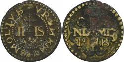 World Coins - France, Token, Iesus Hominum Salvator, Brass,
