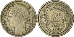 World Coins - Coin, France, Morlon, 2 Francs, 1940, , Aluminum-Bronze, KM:886