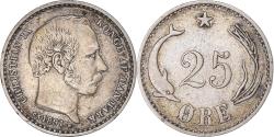 World Coins - Coin, Denmark, Christian IX, 25 Öre, 1891, Copenhagen, , Silver