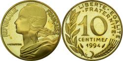 World Coins - Coin, France, Marianne, 10 Centimes, 1994, Paris, , Aluminum-Bronze
