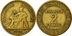 World Coins - Coin, France, Chambre de commerce, 2 Francs, 1926, Paris,