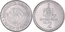 World Coins - Coin, Georgia, 2 Thetri, 1993, , Stainless Steel, KM:77