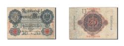 World Coins - Banknote, Germany, 20 Mark, 1914, 1914-02-19, KM:46b, VF(20-25)